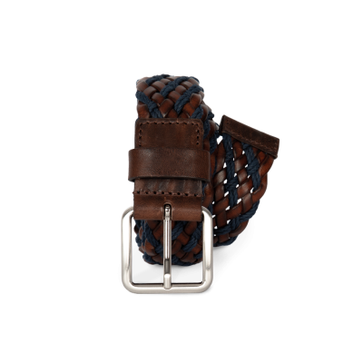 Cinto entrelaçado bicolor